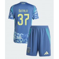 Ajax Josip Sutalo #37 Replica Away Minikit 2024-25 Short Sleeve (+ pants)